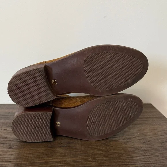 Women’s Tan Suede Chelsea Boots - Picture 4 of 4